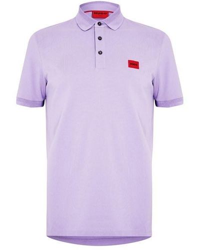 HUGO Dereso Polo Shirt - Purple