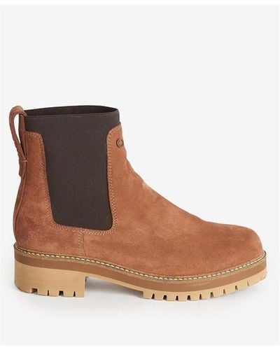 Barbour Dixie Boots - Brown