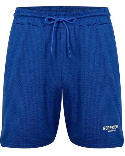 Represent Owners Club Mesh Shorts - Blue