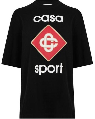Casablancabrand Sport Logo T-shirt - Black