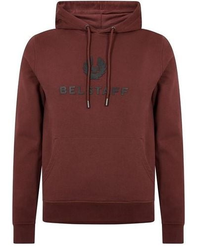 Belstaff Signature Hooded Sweatshirt - Red