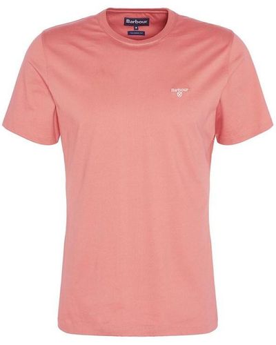 Barbour Essential Sports T-shirt - Pink