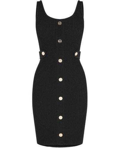 MICHAEL Michael Kors Mmk Mini Knit Dress Ld42 - Black