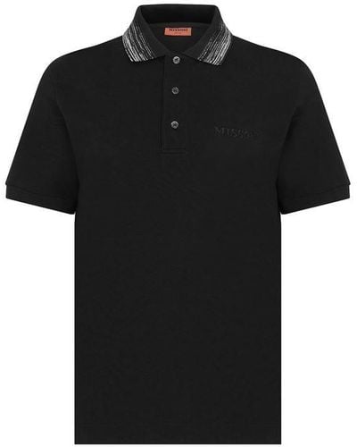Missoni Logo Polo Shirt - Black