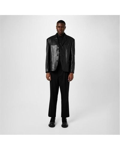 Prada Nappa Leather Jacket - Black
