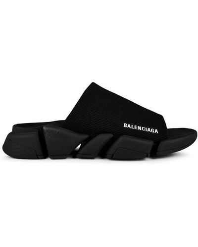 Balenciaga Bal Speed 2.0 Slide Sn34 - Black