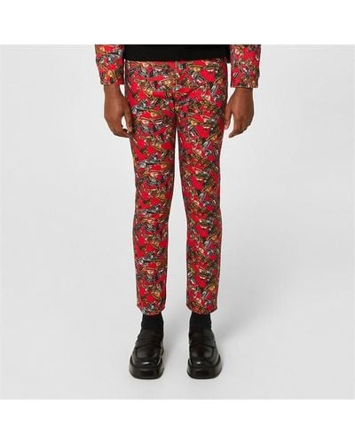 Vivienne Westwood Tape Trousers - Red