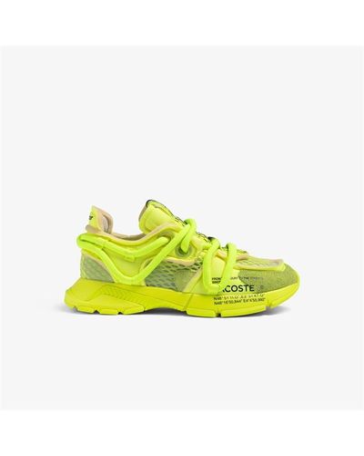 Lacoste L003 Runway Trainers - Yellow