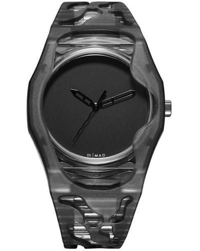 Black metal watches online new arrivals