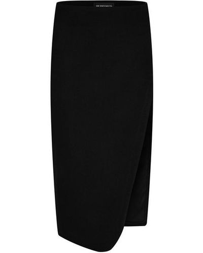 Ann Demeulemeester Oline Asymmetrical Skirt - Black