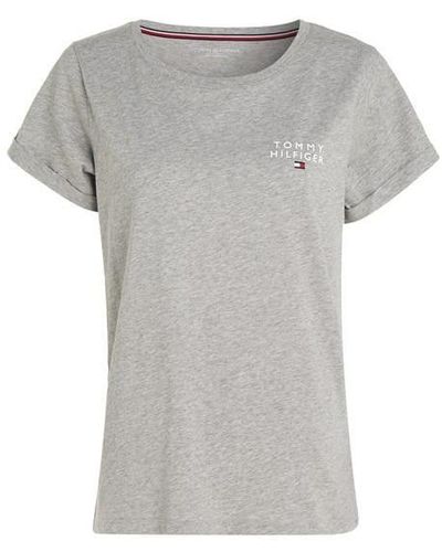 Tommy Hilfiger Logo Lounge T-shirt - Grey
