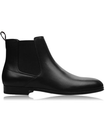 HUGO Boheme Leather Chelsea Boot - Black