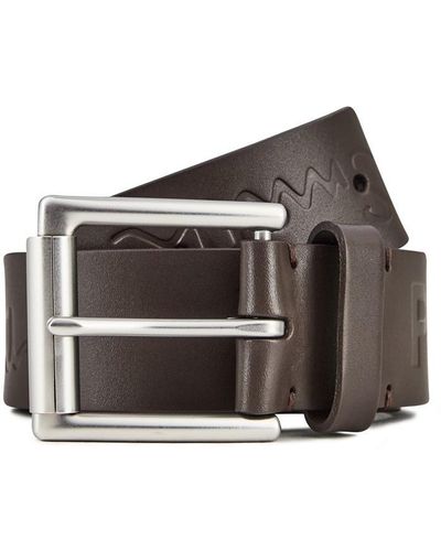 PS by Paul Smith Embossed Logo Belt - Brown