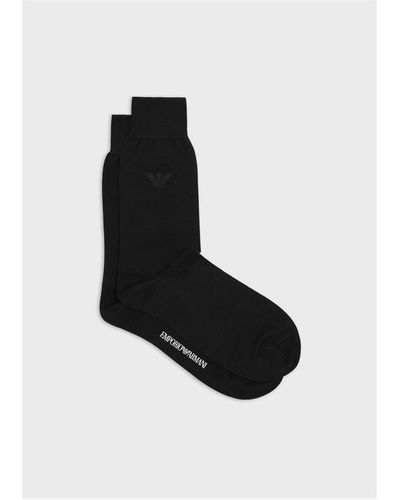 Emporio Armani Short Socks - Black