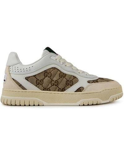 Gucci Re-web Trainers - Natural