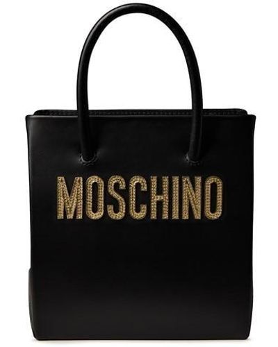 Moschino Letter Tote Ld43 - Black