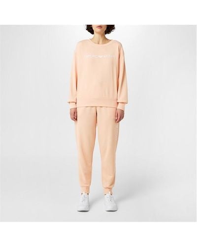 Emporio Armani Ladies Knitted Sweat - Pink