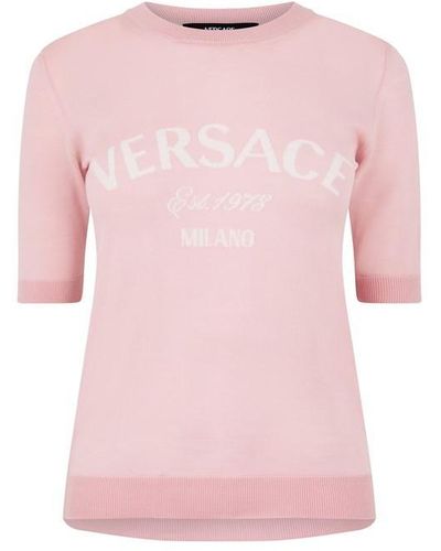 Versace University Knit Ld44 - Pink