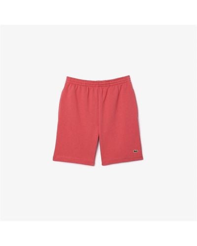 Lacoste Fleece Shorts - Red