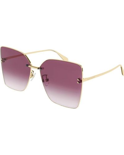 Alexander McQueen Sunglasses Am0342s - Purple