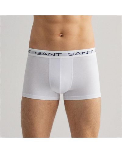 GANT 3 Pack Boxer Shorts - White