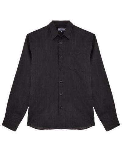Vilebrequin Linen Shirt - Black