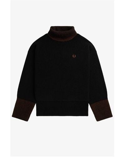 Fred Perry Fred Mocknk Jmp Ld34 - Black
