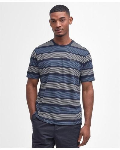 Barbour Putney Striped T-shirt - Blue