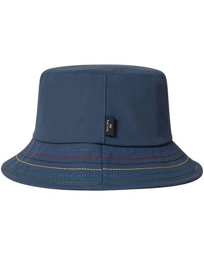 PS by Paul Smith Ps Stitch Bucket Hat Sn42 - Blue
