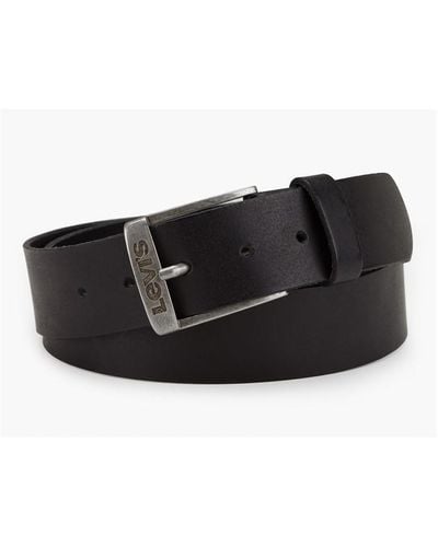 Levi's Leather Duncan Belt - Black