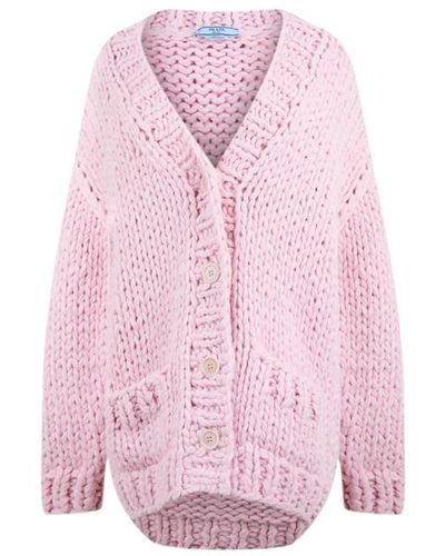 Prada Ovrszd Knit Ld41 - Pink