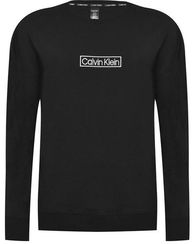 Calvin Klein Underwear Reimag Crew Neck Sweat - Black