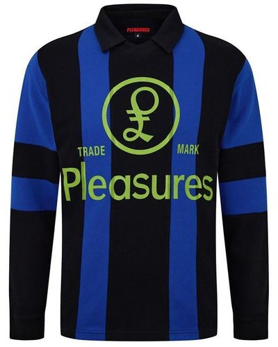 Pleasures Pleasur Tresspass Ls Sn42 - Blue