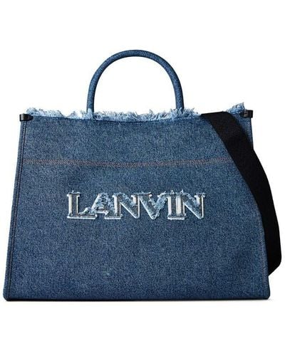 Lanvin Mm Tote Ld42 - Blue