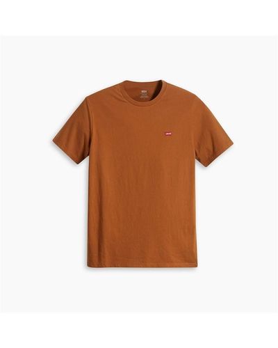 Levi's Original T Shirt - Brown