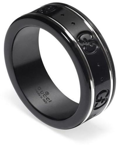 Gucci Icon Ring - Black