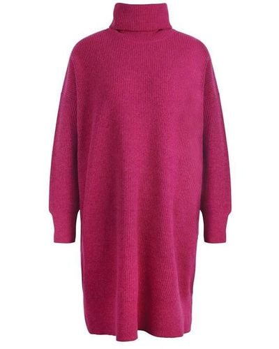 Barbour Holmes Knit Dress - Red