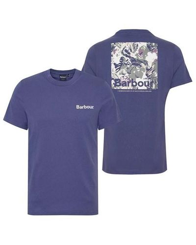 Barbour Hindle Graphic T-shirt - Blue
