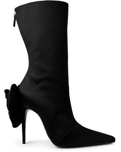 Magda Butrym Flower Boots - Black