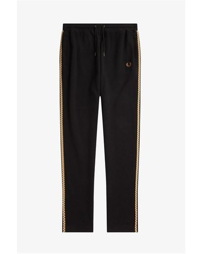 Fred Perry Fred Cheq Tape Pant Sn34 - Black