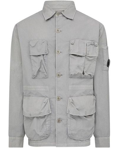 C.P. Company Cp F Nylon U O/shirt Sn42 - Grey