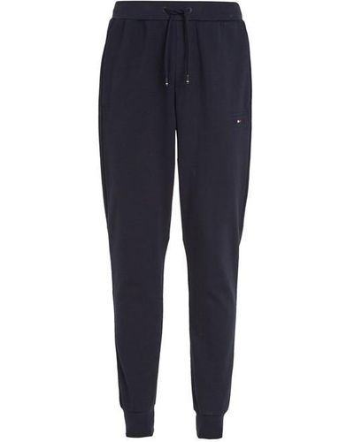 Tommy Hilfiger Double Face Knit Joggers - Blue