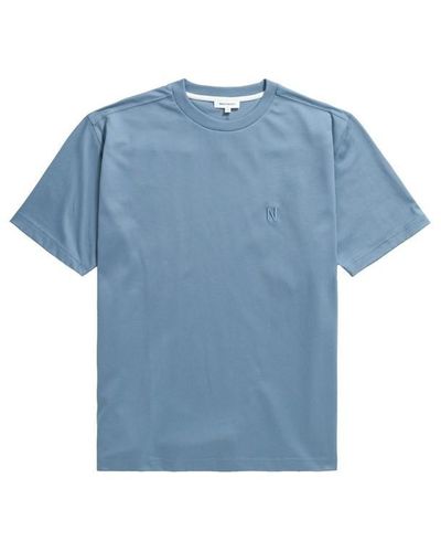 Norse Projects Norse N Logo Tee Sn42 - Blue