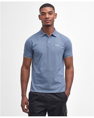 Barbour Evan Tipped Polo - Blue