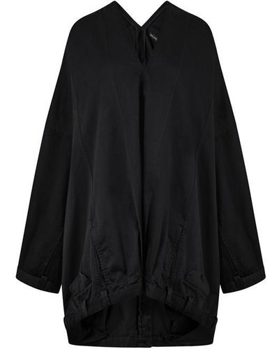 Balenciaga Bal L/s Varse Dress Ld41 - Black