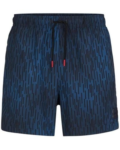 HUGO Rover Swim Shorts - Blue