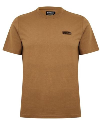 Barbour Small Logo T-shirt - Brown