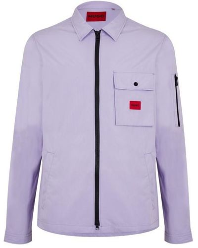 HUGO Emmond Overshirt - Purple