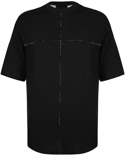 Thom Krom Tk Herren T-shirt Sn34 - Black