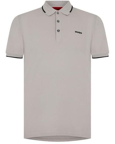 HUGO Dinoso Polo Shirt - Grey